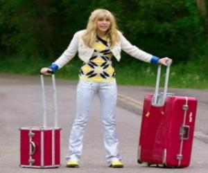 yapboz Hannah Montana ile onların bavul